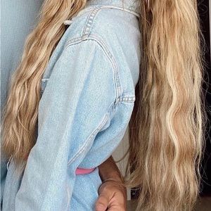 PROFESSIONAL hand tied extensions. 100 % human full cuticle remy triple weft